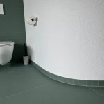 Wand mit Abrieb im Badezimmer